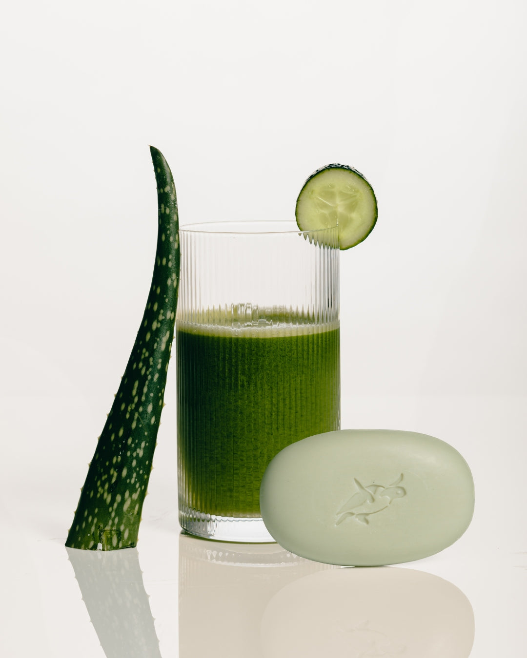 Elliqua Cleansing Body Bar - No.3 - Cucumber + Mint